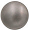 silber matt leicht gewölbte Metall Knöpfe mit Öse (10 Stück) (25mm)
