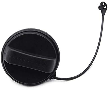 CANTONDZ Autotankdeckel Tankverschluss Kompatibel Mit Focus MK2 2005–2012 6G919030AD, Schwarz / Grau Silber, ABS + Gummi