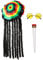 W WIDMANN MILANO Party Fashion 68542 - Kostümset Rastamann, Mütze mit Dreadlocks, Brille und Joint, Jamaika, Motto-Party, Karneval