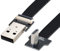 chenyang Câble plat USB 2.0 mâle vers USB C mâle à angle droit à 90 degrés 2 m