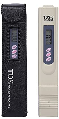 Bestgle TDS Tester Temperatura Acquario Piscina Idroponica Monitor Qualità, Test di qualità dell'acqua 0-14 pH, 0-19990ppm Misuratore automatico TDS accurato