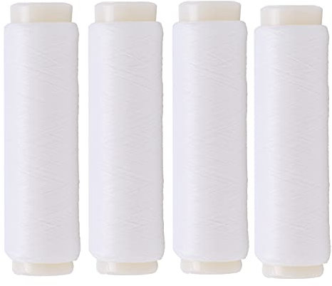 Angelschnur 4 Stück 100/200m Unsichtbares Nylon Angeln Gummiband Schnur Hochelastischer Köderfaden(3#)