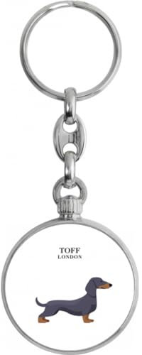 Toff London Dackel Hund Schlüsselanhänger
