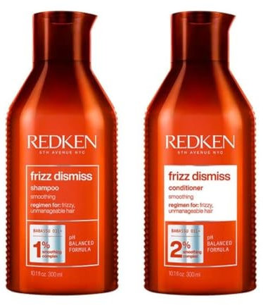 Redken Frizz Dismiss Shampoo 300ml & Spülung 300ml Duo