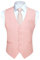 HISDERN Gilet Da Abito Da Uomo Gilet Tinta Unita Da Festa Di Nozze Cerimonia Panciotto Formale In Cotone Per Uomo,Rosa,4XL