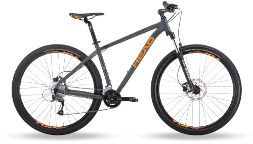 HEAD Granger Mountainbike, Grau matt/orange, 42 cm