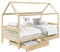 IDIMEX Hausbett CLIA Montessori aus massiver Kiefer, Kinderbett mit Dach, Tipi Bett mit 2 Schubladen
