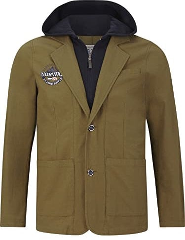 Jan Vanderstorm Herren Sakko Marinus Oliv, 3XL (XXXL) - 66