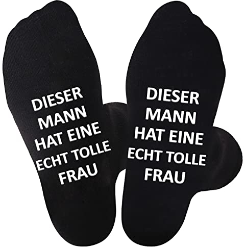 Jeasona Geschenk Ehemann Weihnachten Socken Geschenk Ehemann Hochzeitstag Ehemann Geschenk Geburtstag Geschenkideen für Ehemann Ich Liebe Dich Geschenke für Männer Valentinstag für Ihn