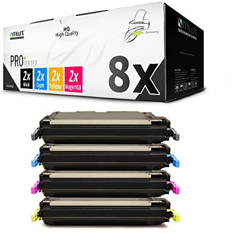MWT Toner 8X kompatibel für HP Color Laserjet CP3505 ersetzt Q6470A-Q7583A 503A 501A