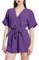 JOPHY & CO. Tuta Lunga Donna Scollo V (cod. 6797) (M, Viola Corto)