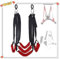 DYNLAB Yoga-Schwinge - Schaukel, Yoga-Übungsgerät, Rot, Nylon, 5 Streifen Mit Swing