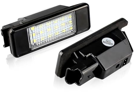 2 Stück weiße L-E-D Nummernschildbeleuchtung Autonummernlampen, für Mercedes-Benz Vito W639 Sprinter W906 Viano W639