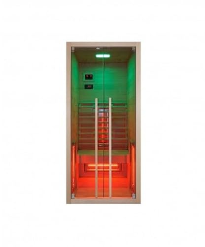 Bagno Italia Sauna Infrarossi 90x100 cm piastre full spectrum radio bluetooth e led