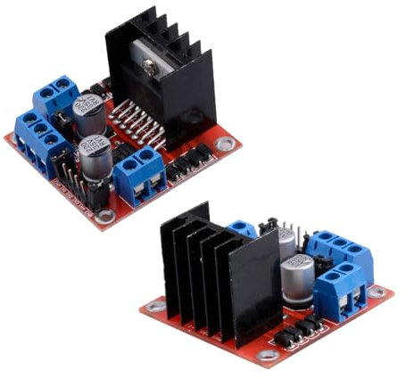 zalati Motor Drive Controller Board L298N Dual H Bridge DC Schrittmotor Treibermodul Kompatibel mit Arduino