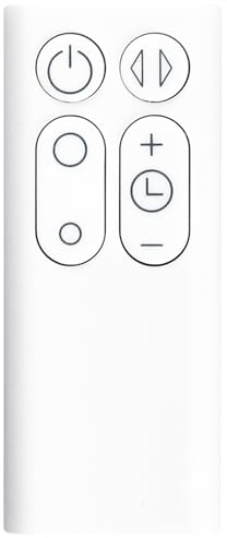 Azwok Mando a distancia para purificador de aire Dyson AM07 AM06 AM08 – Blanco/Opulent Garden – 10 teclas – infrarrojos – No requiere programación