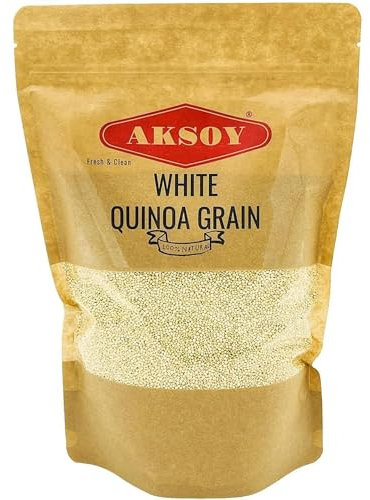 White Quinoa 625GR | Whole Grain Quinoa - Ready to Cook Food for Oats and Seeds Recipes - Nutritious Meal with Essential Vitamins, Protein, and Fiber, Perfect for Salads (Packaging may vary)