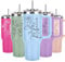 SECOGM 40oz Gobelet Personnalisé avec Poignée Texte Nom 1135ml Mug Isotherme Personnalisable Avec Prénom Cadeaux pour Femme Maman Papa et Amis Anniversaire (Birth Flower)