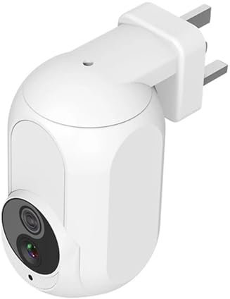Pojedehy Tuya Wireless WIFI Camera 2MP IP Camera Night Vision Two Way Audio Portable Wifi Home Security Camera-UK Plug Easy to Use