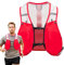 Wasserrucksack Laufweste,Lauf-Trinkweste-Rucksack, 2,5 l Trinkrucksack Wasserrucksack Trailrunning-Rucksack, Trinkweste, Trinkrucksack, leicht, für Wandern, Trailrunning, Radfahren, Rennen,