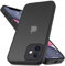 Mootobo for iPhone 11 Case with Camera Lens Full Cover Protection, 10FT Military Grade Drop Protection Phone Case with Anti-Fingerprint Matte Back 6.1 inch - Black