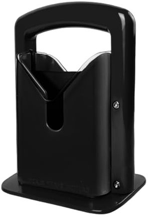 Bagel Slicer, Safety Handle, Bagel Cutter Stainless Steel (Black)