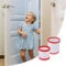 MOROBOR Finger Pinch Door Guard, Clear Door Jam Shield for Child Safety Door Jamb Shield for Kids Finger Safety Door Finger Pinch Guard Set of 2PCS for Front and Back of Door