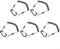 Fishing Missed Rope Holder, 5pcs Set, Built in 49 strand Steel Wire, Reliable and (Regular)