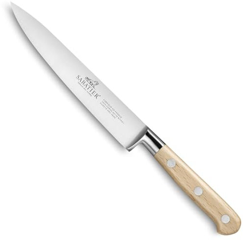 Sabatier Couteau de cuisine Chef, 15 cm, 100% forgé, Idéal Brocéliande