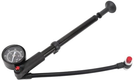 Srliya Fork Shock Pump Suspension Fork Air Pump High Pressure Shock Pump Shock Pump Fork Suspension High Pressure 300PSI Absorber Aftershock Soft Exhaust