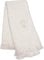 SOHOBABY™ Luxurious Soft Decorative Silver Cross White Cross Christening Baptism Shawl With Fringe/Frills (White Cross)