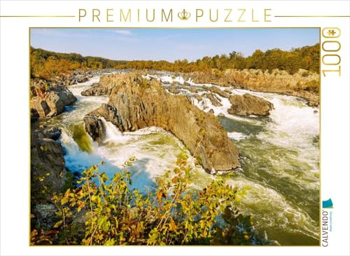 CALVENDO Puzzle Great Falls im Great Falls Park | 1000 Teile Lege-Größe 64 x 48 cm Foto-Puzzle für glückliche Stunden