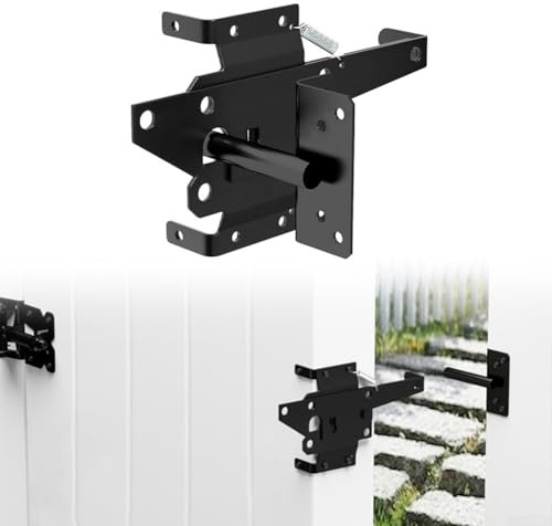 Garden Fence Door Hinge, Metal Garden Gate Fitting Kit For Hanging Wooden Garden Yard Gates, For Patios, Gardens, Chicken Coops, Easy Installation
