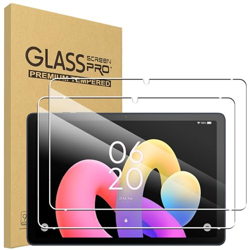 CONAPIKA 2 Pack Screen Protector for TCL TAB 10L Gen 4 10.1 inch, HD Clear, 9H Hardness, Anti-Scratch, Shatterproof, No Bubbles Touch Sensitivity Anti-Fingerprint Tempered Glass