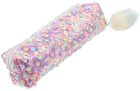 DOITOOL Glitzerndes Federmäppchen aus Polyester und Pet Waschbar Praktischer Stifteorganizer für Schüler Hübsche Tasche mit Pailletten zur Aufbewahrung von Schreibwaren