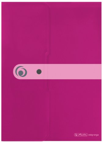 Herlitz 11217122 Dokumententasche 6er Pack PP A4 opak beere