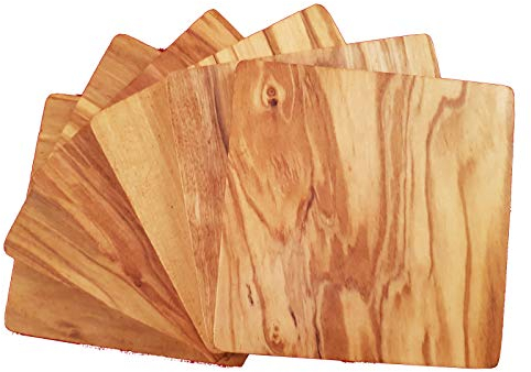 Kremers 7086 Olivenholz Untersetzer ca. 9x9x0,5cm