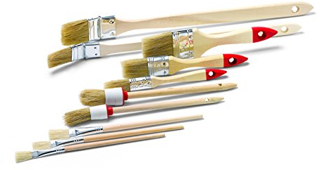 Schuller Eh'klar 70391 Set de 10 Brosses soie Blanc