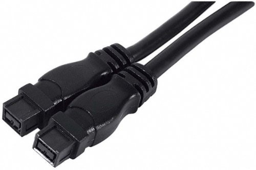 Cable FireWire 800 9/9 5 m negro