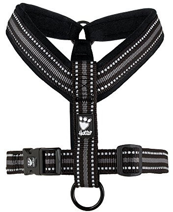 Hurtta Gepolstertes Y-Geschirr 2, 14, Raven