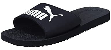 Puma Unisex Adults Purecat Slide Sandals, Peacoat-White, 14 UK