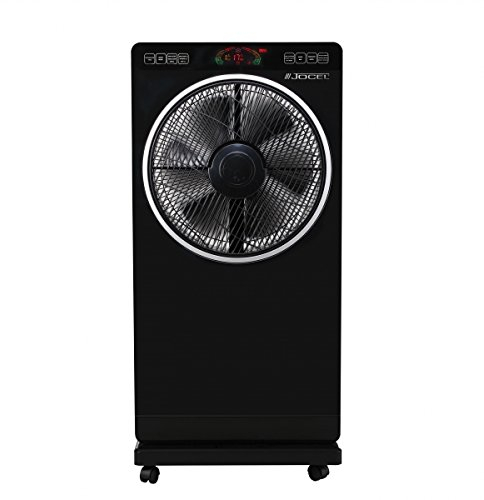 Jocel JVSP030511 Ventilador Nebulizador, 80 W, Plástico, 3 Velocidades, Negro