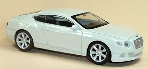 generisch modellauto kompatibel mit Bentley Continental GT ca. 1:43 / ca. 9-10 cm weiß