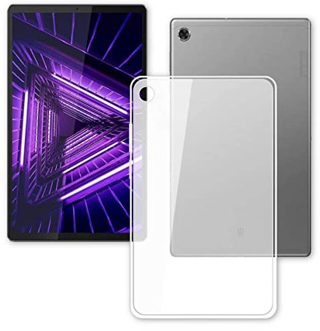 Wigento Für Lenovo Tab M10 HD 2. Gen 2020 TB-X306F Transparent Tablet Tasche Hülle Case TPU Silikon dünn