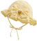 XIAOHAWANG Sommerhut Baby Mädchen UV Schutz Sonnenhut Mütze Baby Sommer Mützen Baumwolle Mit Schleife und Bindebändern (Gelb, 48cm(6-12 Monate))