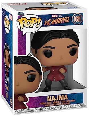 Funko POP! Marvel: Ms. Marvel - Najma - Vinyl-Sammelfigur - Geschenkidee - Offizielle Handelswaren - Spielzeug Für Kinder und Erwachsene - TV Fans - Modellfigur Für Sammler und Display