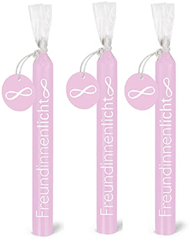 Wünschelicht-Kerzen 3er Set Bulla Design, Bulla Design:Freundinnenlicht