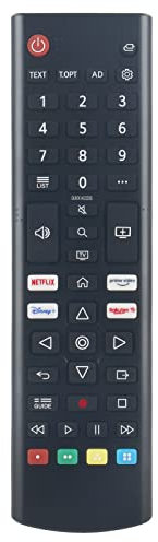 VINABTY AKB76037605 Fernbedienung ersetzen Passend für LG NANO76,NANO88,NANO90,NANO91,NANO95,NANO96,NANO99,A1,A2,B1,B2,C1,C2,ZX, WX, GX, CX, BX,CS Series Smart TV Remote Control