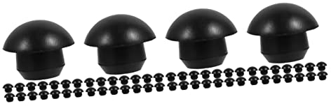 DOITOOL 120pcs Jack Oil Filler Cap Rubber Oil Plugs Horizontal Jack Plugs Filler Cap