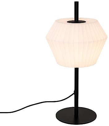 Qazqa Modern außen Tischleuchte für den Garten - Robbert - Weiß, max. 23W, Geeignet für LED, 62.5cm, IP44, R
